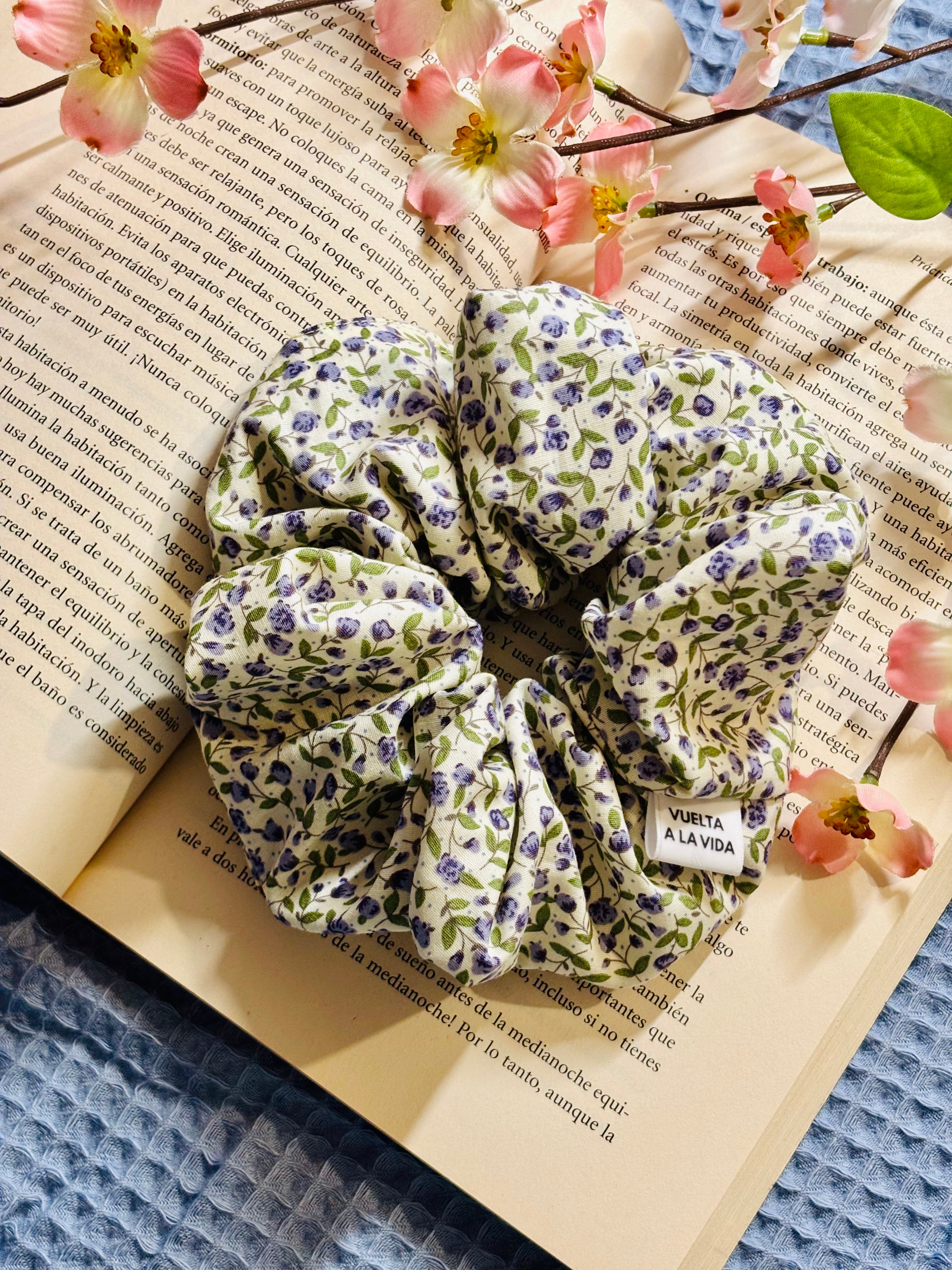 Floral Whisper Scrunchie