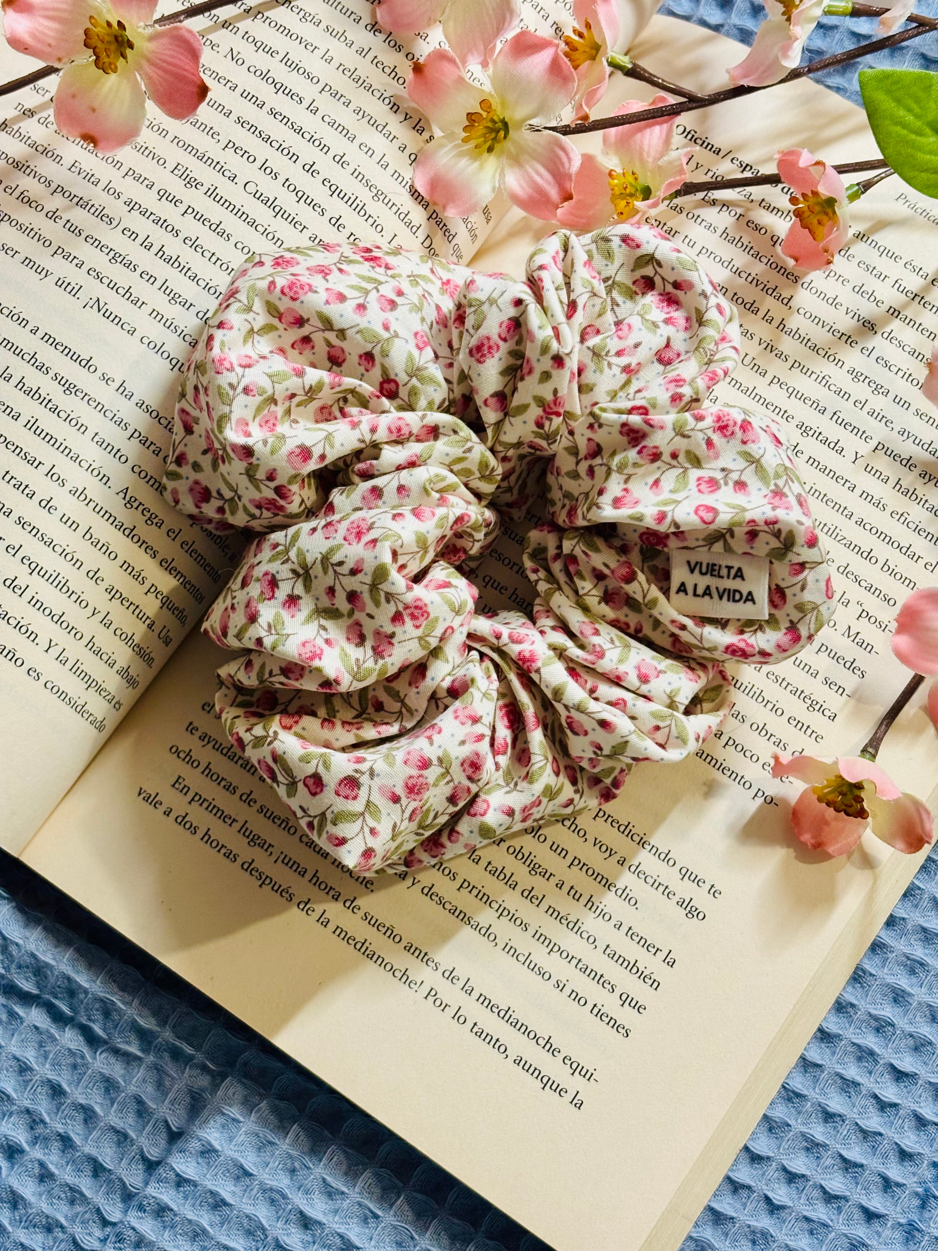 Floral Whisper Scrunchie