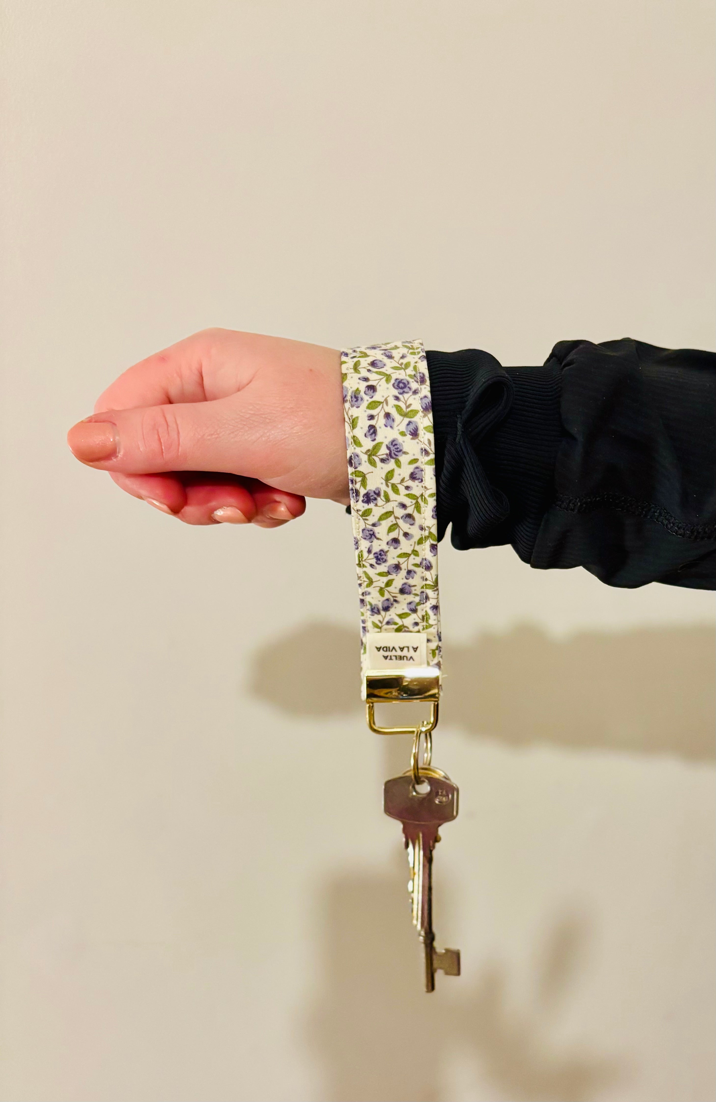 Meadow twist Wristlet Keychain